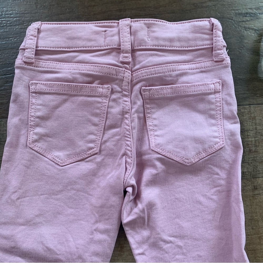 Warp + Weft light Pink JFK NYC skinny jeans - Picture 4 of 9